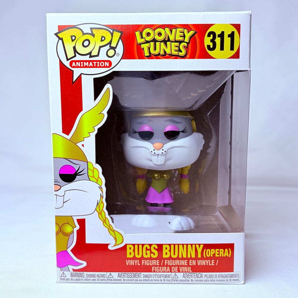 Funk Pop Looney Tunes 311 Bugs Bunny Opera Grey Vinyl Figure Animation